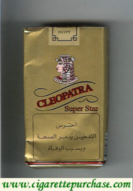 Cleopatra Super Star cigarettes gold